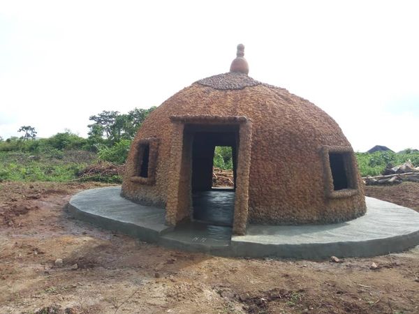 a picture of the oyeku dome at the akodi orisa